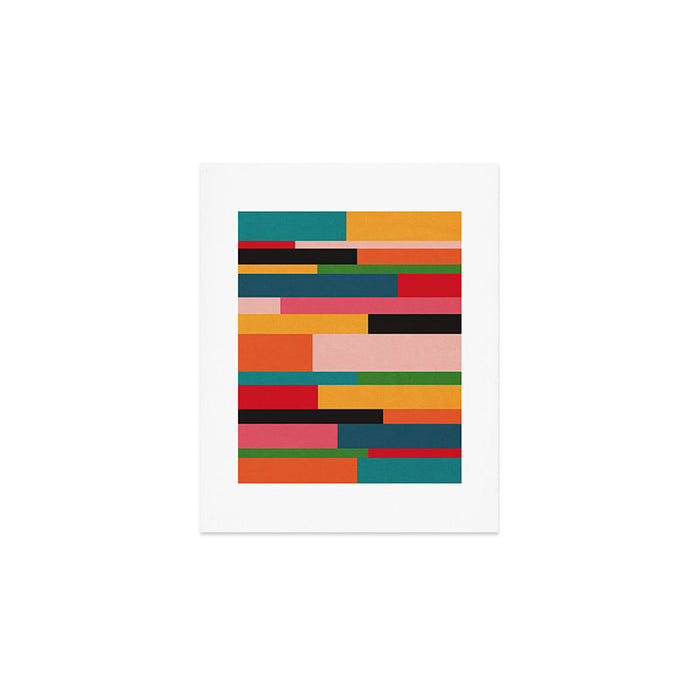 Colorful Patchwork MCM Art Art Print Gallery Image 1