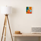 Colorful Red Yellow Modern Abstract Artwork Canvas Print Gallery Image 2