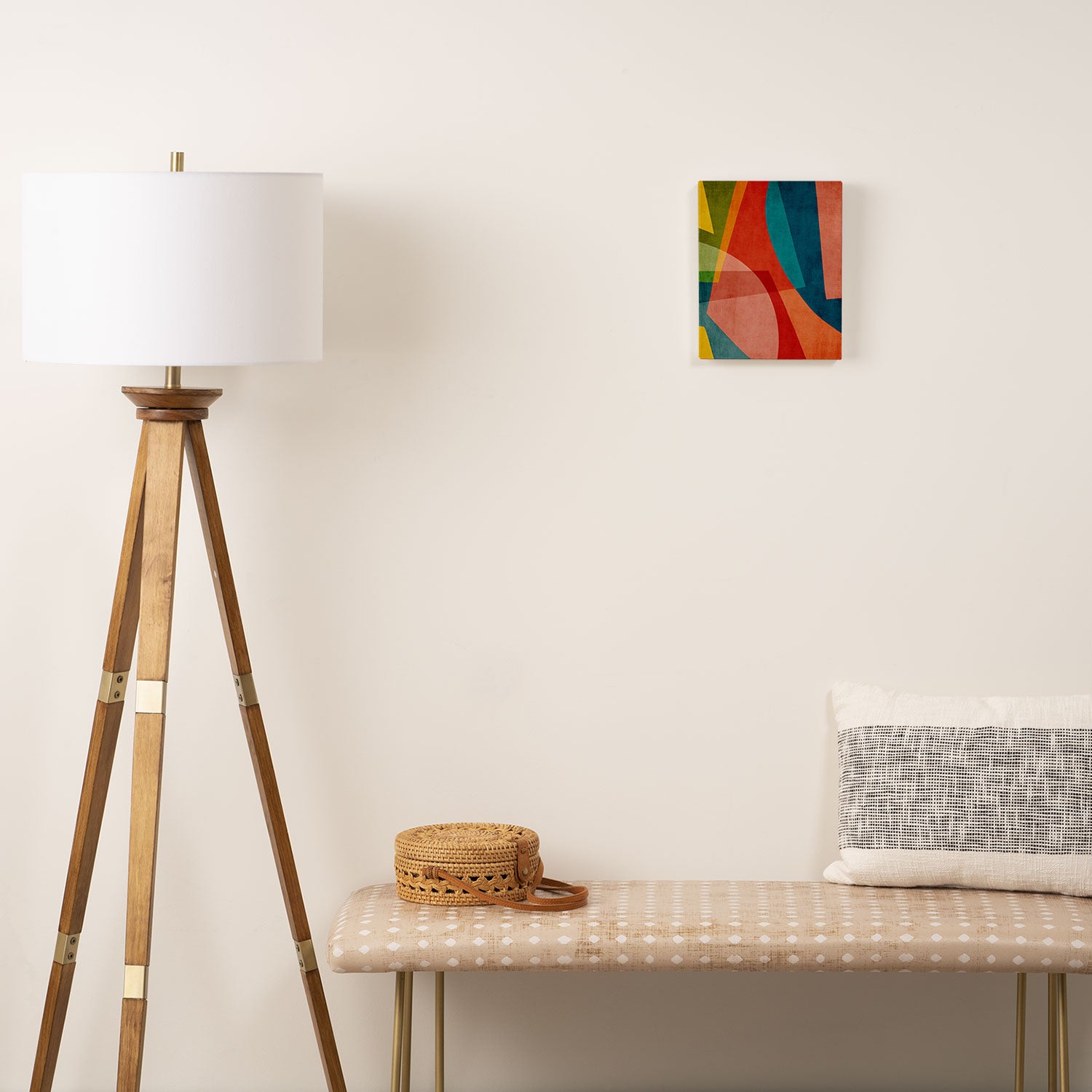 Colorful Unique Modern Playful Artwork Canvas Print Gallery Image 2