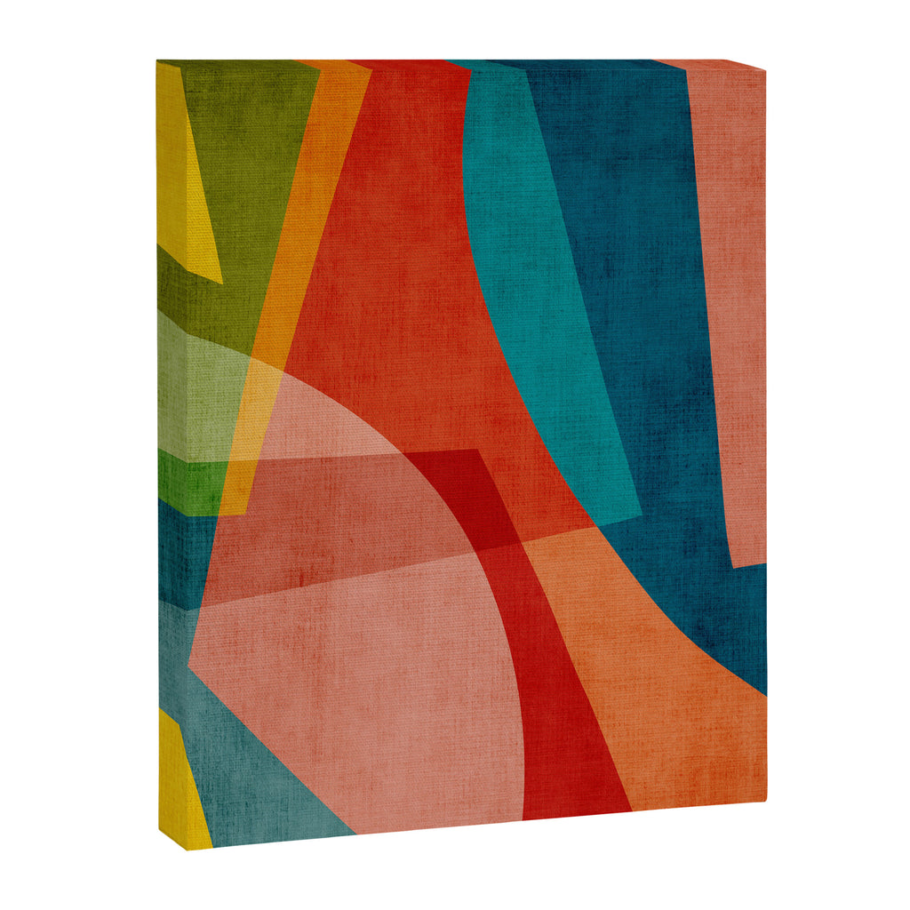 Colorful Unique Modern Playful Artwork Canvas Print Gallery Image 6