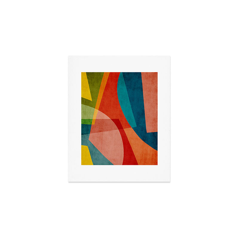 Colorful Unique Modern Playful Artwork Art Print Gallery Image 1