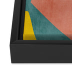 Colorful Unique Modern Playful Artwork Framed Canvas Print Gallery Image 3