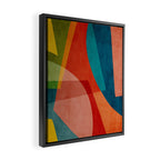 Colorful Unique Modern Playful Artwork Framed Canvas Print Gallery Image 2