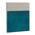Dark Teal Minimalist Design Artwork Canvas Print Gallery Image 6