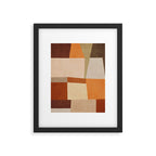 Earth Colors Warm Tones Fall Abstract Art Framed Art Print Gallery Image 5