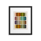 Earth Tones Modern MCM Colorful Art Framed Art Print Gallery Image 5