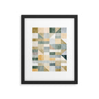 Geometric Abstract Unique Original Artwork Framed Art Print Gallery Image 4