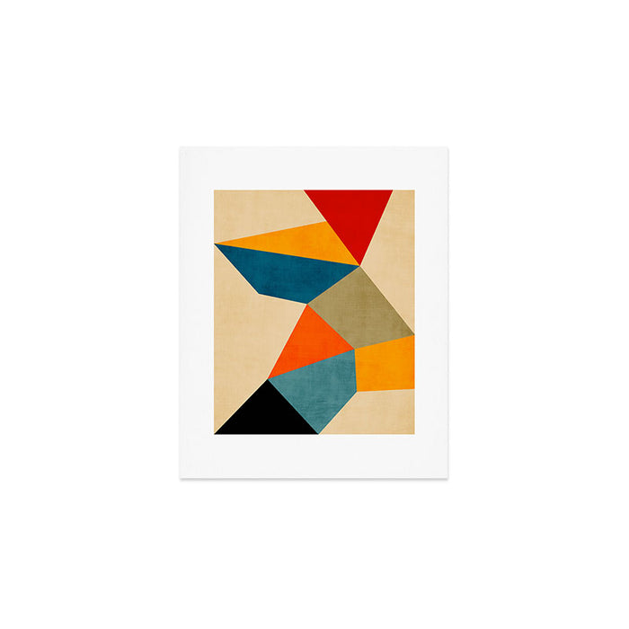 Geometric Colorful Modern Artwork Art Print Gallery Image 1