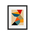 Geometric Colorful Modern Artwork Framed Art Print Gallery Image 5