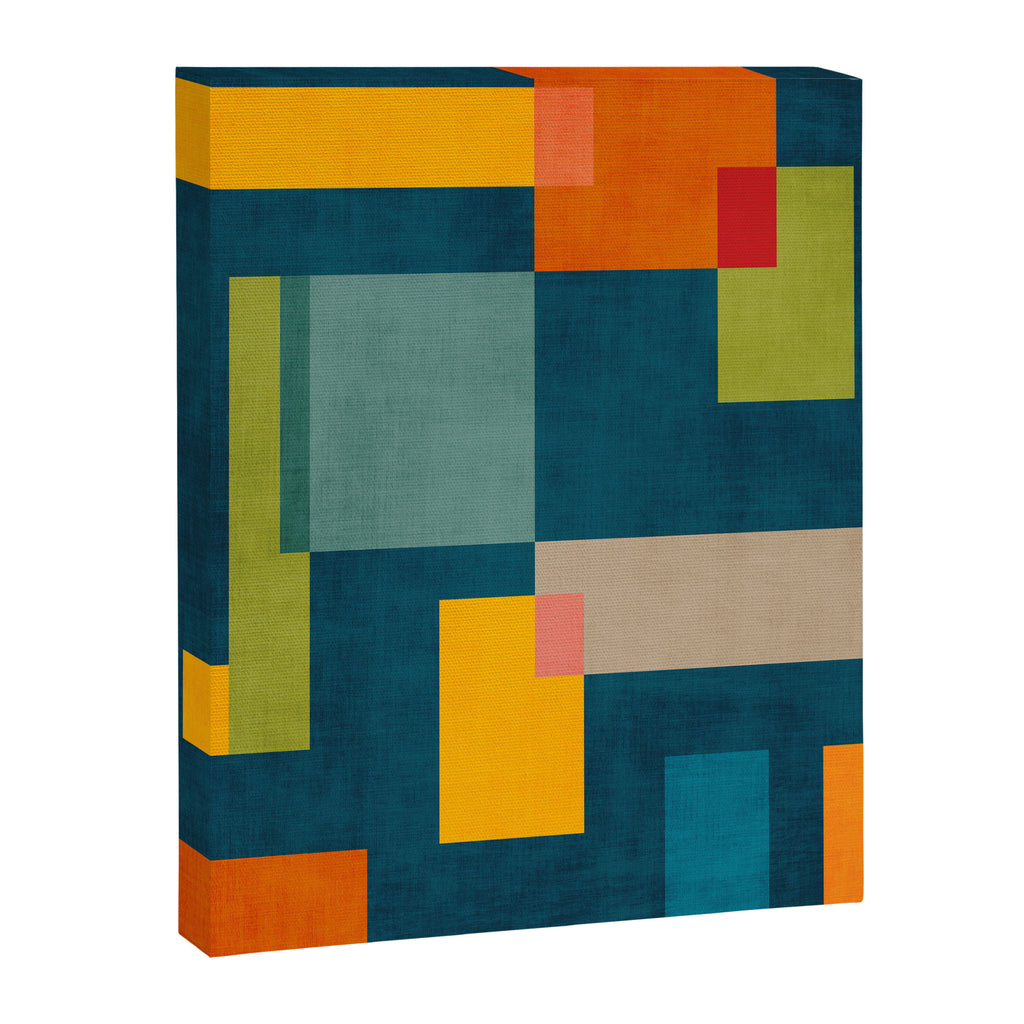 Geometric Colorful Modern Design Artwork  Canvas Print Gallery Image 6