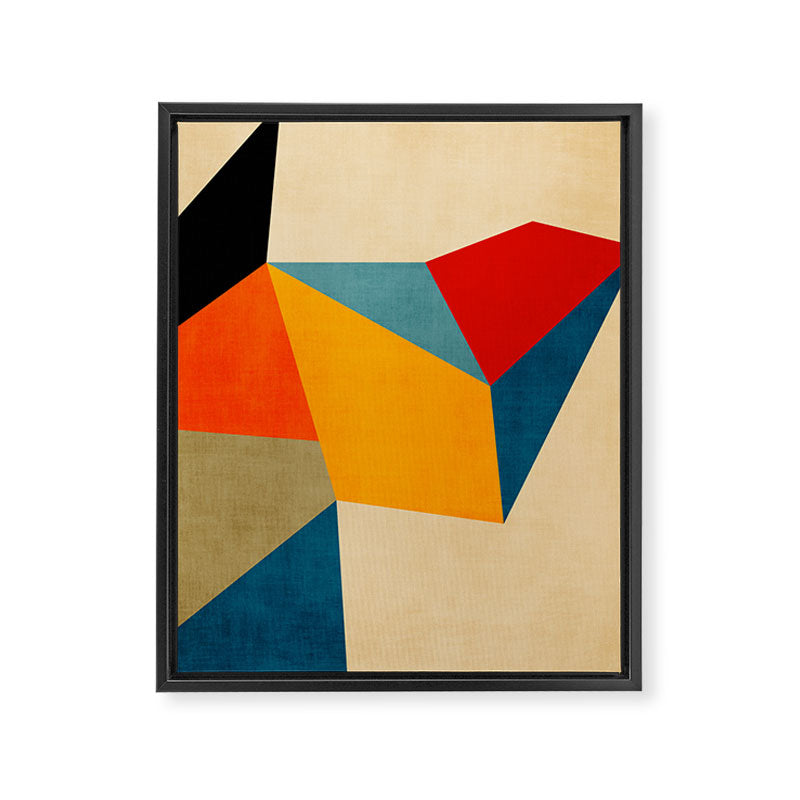Geometric Colorful Modern Design Framed Canvas Print Gallery Image 6