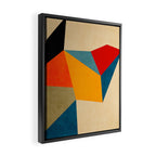 Geometric Colorful Modern Design Framed Canvas Print Gallery Image 2