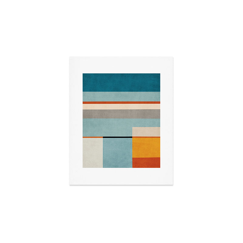 Geometric Minimalist Modern Artwork Art Print Gallery Image 1