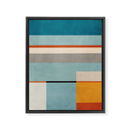 Geometric Minimalist Modern Artwork Framed Canvas Print Gallery Image 6