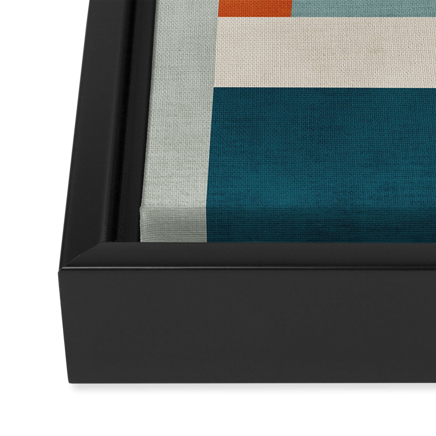 Geometric Minimalist Modern Artwork II Framed Canvas Print Gallery Image 3