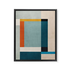Geometric Minimalist Modern Artwork II Framed Canvas Print Gallery Image 6