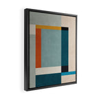 Geometric Minimalist Modern Artwork II Framed Canvas Print Gallery Image 2