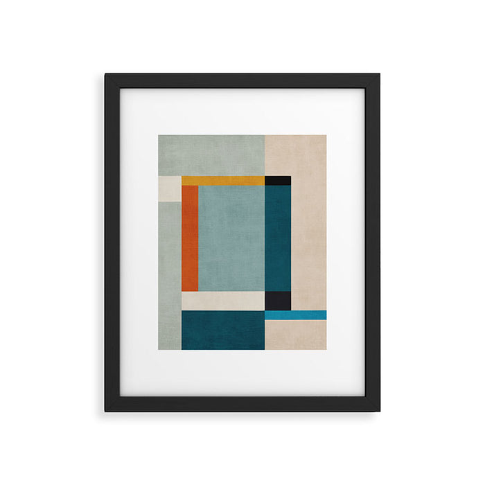 Geometric Minimalist Modern Artwork II Framed Art Print Gallery Image 1