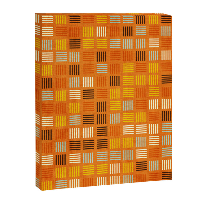 Geometric Modern Abstract Pattern Unique MCM Decor Canvas Print Gallery Image 1