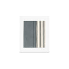 Gray and Black Minimalist Lines Art Print Gallery Image 1