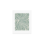 Green Abstract Modern Pattern Artwork Art Print Gallery Image 1
