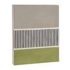 Green Beige Black Lines Artwork I Canvas Print Gallery Image 6
