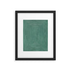 Green Black Abstract Geometric Design Artwork Framed Art Print Gallery Image 5