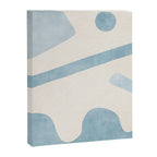 Light Blue Abstract Minimalist Artwork Canvas Print Gallery Image 6