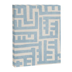 Light Blue Minimalist Design Bold Lines Art Canvas Print Gallery Image 6