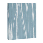 Light Blue White Lines Artwork Canvas Print Gallery Image 6