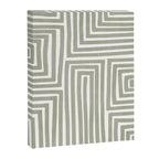 Light Green Bold Lines Neutral Artwork Canvas Print Gallery Image 6
