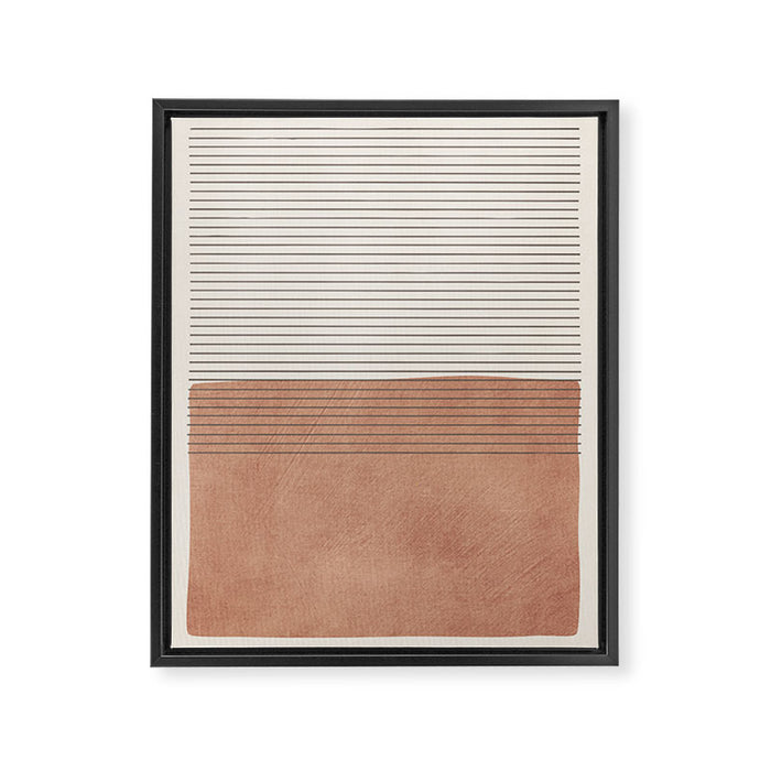 Light Terra Modern Minimalism Framed Canvas Print Gallery Image 1