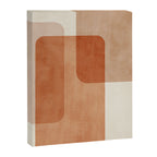 Light Terracotta Tones Geometric Abstract Artwork Canvas Print Gallery Image 6