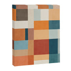 Mid-Century Artwork Warm Colors Geometric Abstract Canvas Print Gallery Image 6