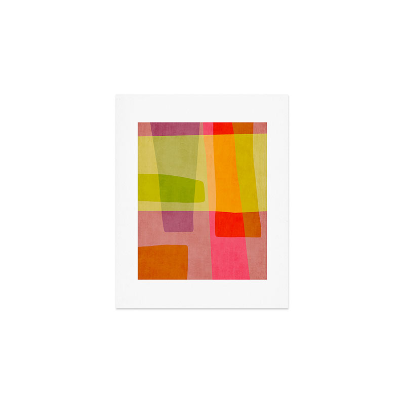 Mid-Century Modern Abstract Shapes II Art Print Gallery Image 1