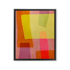 Mid-Century Modern Abstract Shapes I Framed Canvas Print Gallery Image 6