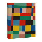 Mid-Century Modern Colorful Geometric Artwork Canvas Print Gallery Image 6