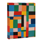 MidCentury Modern Colorful Geometric Artwork Canvas Print Gallery Image 6