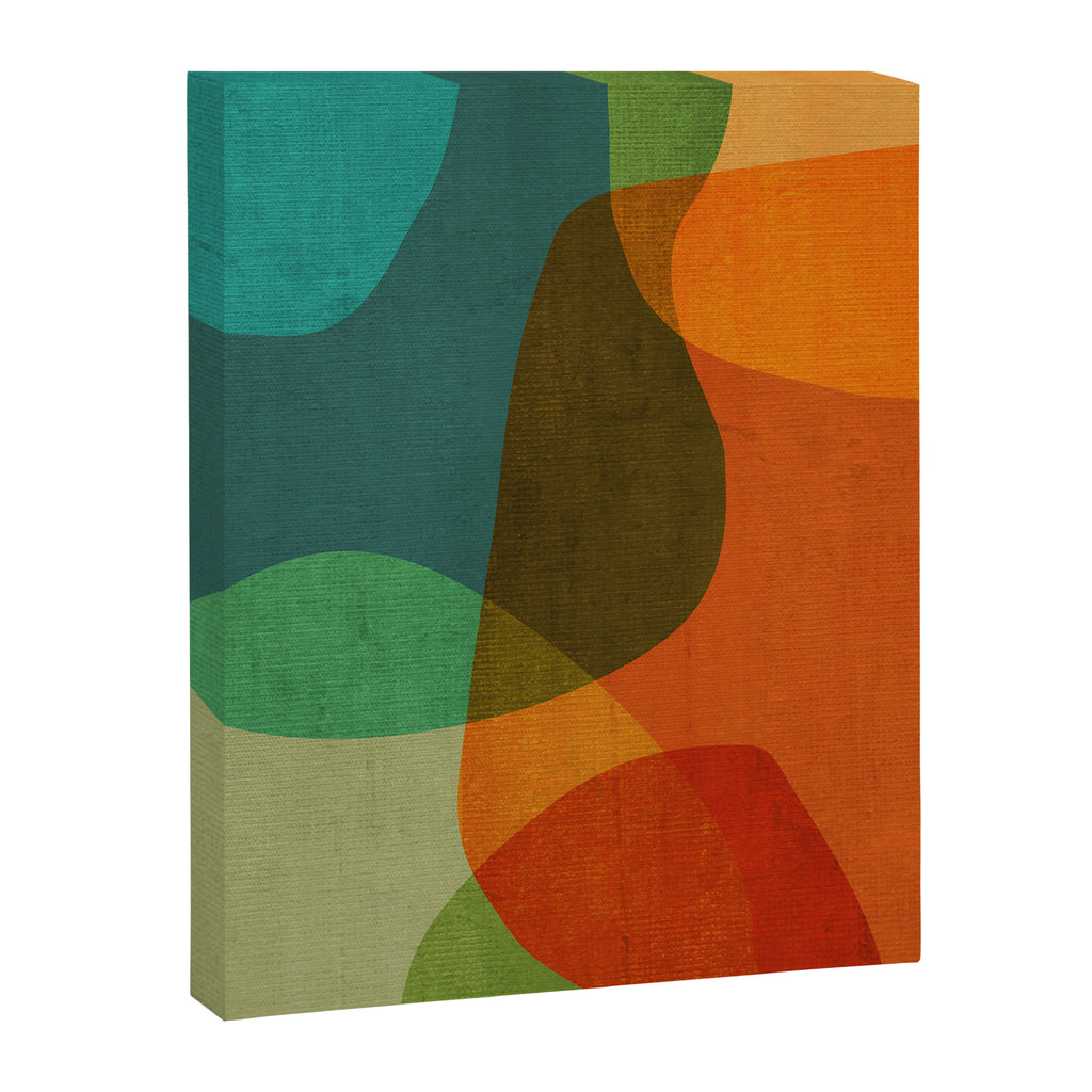Mid-Century Modern Digital Art Canvas Print Gallery Image 8