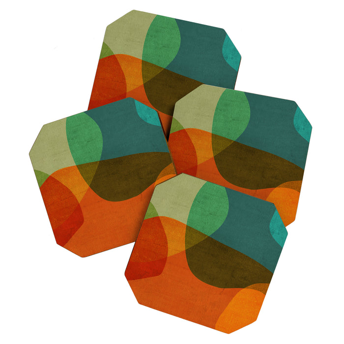 Mid-Century Modern Digital Art Coaster Gallery Image 1
