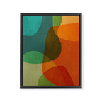 Mid-Century Modern Digital Art Framed Canvas Print Gallery Image 8