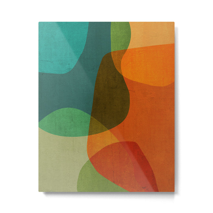 Mid-Century Modern Digital Art Metal Print Gallery Image 1