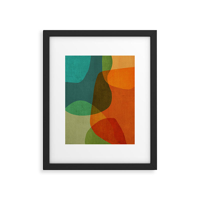 Mid-Century Modern Digital Art Framed Art Print Gallery Image 6