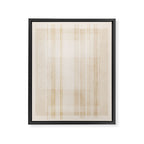 Minimalist Beige Neutral Abstract Lines 02 Framed Canvas Print Gallery Image 6