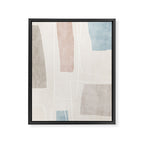 Minimalist Neutral Abstract Artwork Framed Canvas Print Gallery Image 6