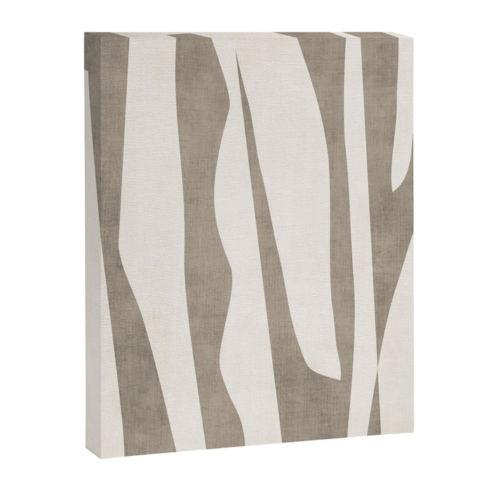 Minimalist Neutral Beige Cream Abstract  Canvas Print Gallery Image 1