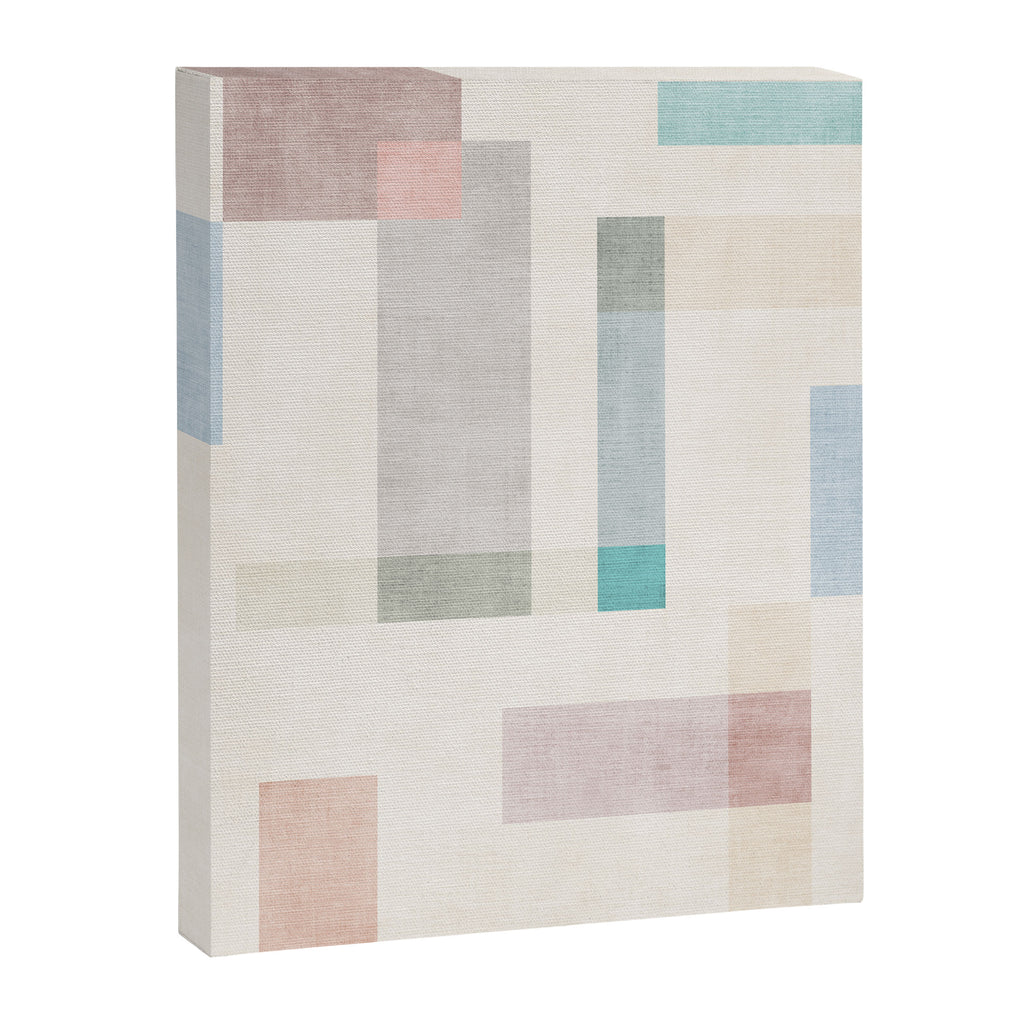 Minimalist Neutral Pastel Tones Artwork Canvas Print Gallery Image 6