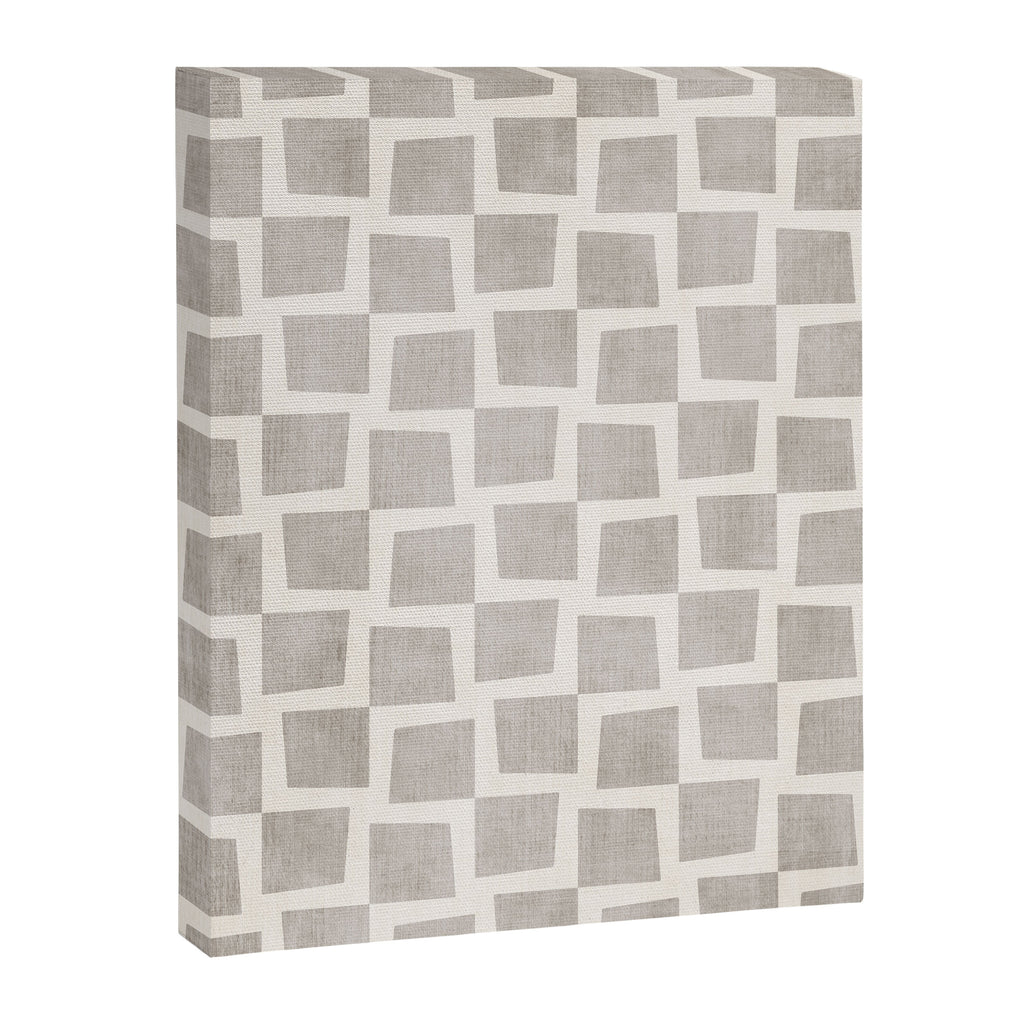 Minimalist Pattern Beige Ivory White Canvas Print Gallery Image 6