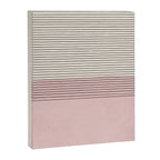 Minimalist Pink Color Block Black Line Canvas Print Gallery Image 6