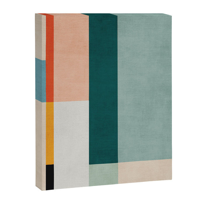 Modern Abstract Geometric Minimalist Artwork Canvas Print Gallery Image 1